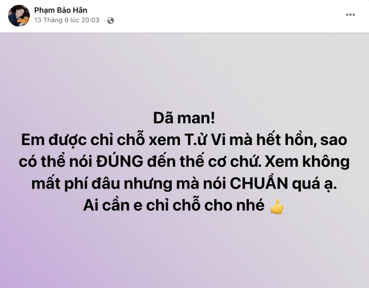 Bất ngờ giới thiệu xem bói miễn phí, sao Việt bị nghi xài chiêu ‘lùa gà’? - Ảnh 4.