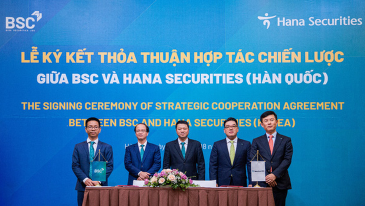 Hana Securities chính thức là cổ đông chiến lược của BSC - Ảnh 1.