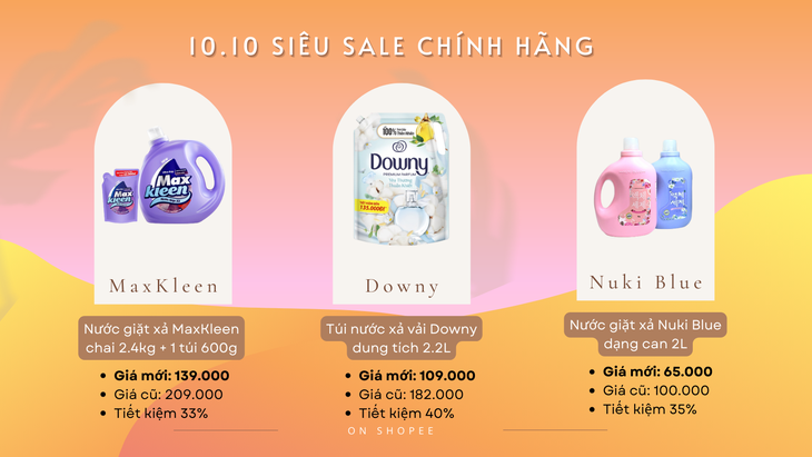 10.10 Siêu Sale Chính Hãng - Mua hàng hiệu siêu ưu đãi trên Shopee - Ảnh 3.