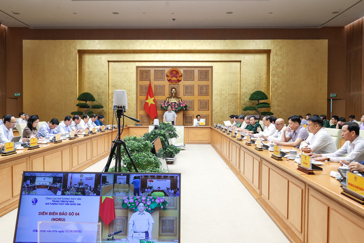 Từ 7h sáng, Thủ tướng chủ trì họp ứng phó khẩn cấp bão Noru trực tuyến tới hơn 1.155 xã phường - Ảnh 3.