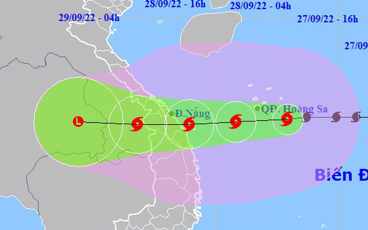 Bão số 4 mạnh lên cấp 14, khả năng còn mạnh thêm