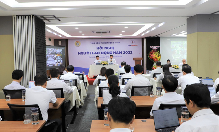 Tổng công ty Phát điện 3 tổ chức Hội nghị Người lao động năm 2022 - Ảnh 1.
