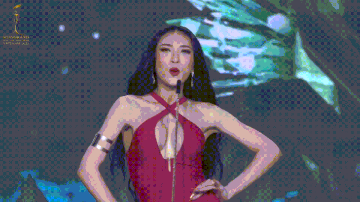 Cười nội thương với màn hô tên quá ố dề của thí sinh Miss Grand Việt Nam - Ảnh 4.