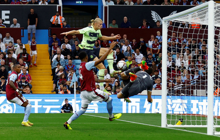 Haaland ghi bàn nhưng Man City chỉ hòa Aston Villa - Ảnh 1.