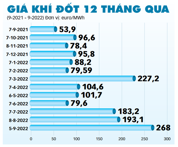 Bất ổn gia tăng ở châu Âu do khí đốt - Ảnh 2.