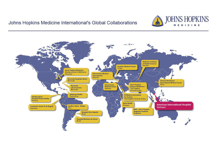 Bệnh viện quốc tế Mỹ (AIH) hợp tác với Johns Hopkins (JHMI) - Ảnh 2.