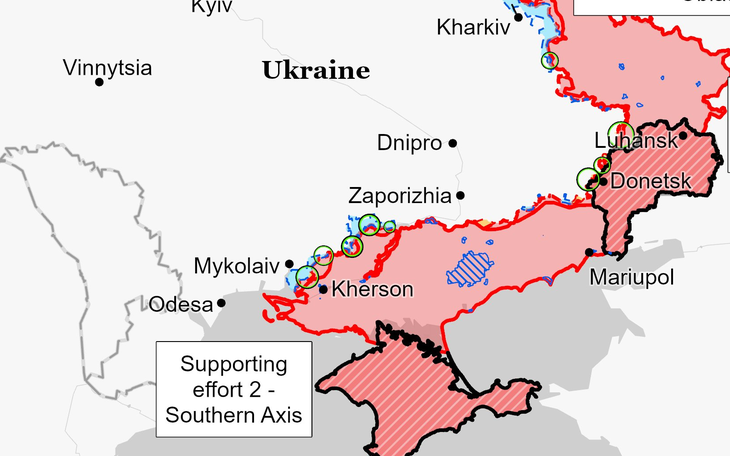 Đảng cầm quyền Nga: Tổng trưng cầu dân ý sáp nhập các vùng đang kiểm soát ở Ukraine đầu tháng 11