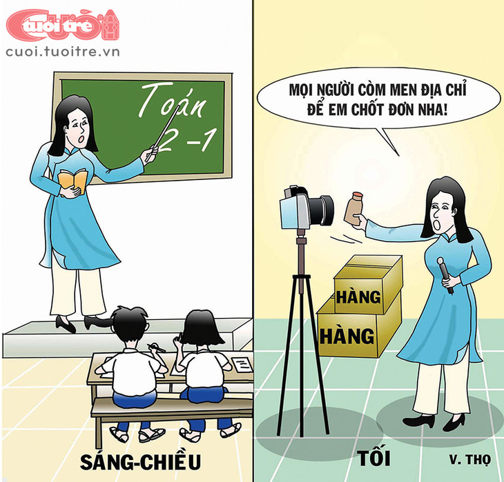 Đời giáo viên: Chân trong - chân ngoài - Ảnh 1.