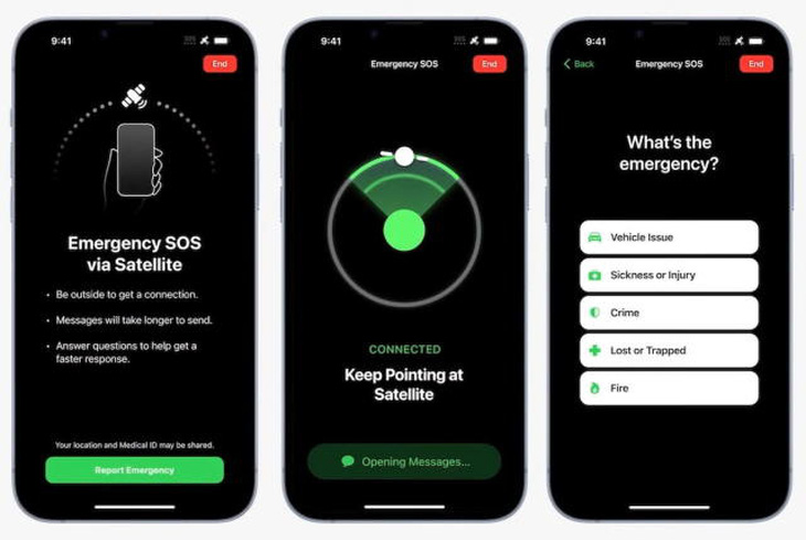 Apple cho ra mắt tính năng gửi tin nhắn khẩn cấp SOS vệ tinh - Ảnh 2.