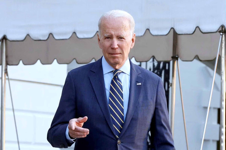 Tổng thống Mỹ Joe Biden trong ảnh chụp từ Nhà Trắng ở Washington D.C, Mỹ ngày 11-1 - Ảnh: REUTERS