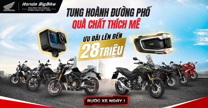 Cùng Honda BigBike Việt Nam rinh quà tết ‘khủng’ với chương trình ưu đãi mới - Ảnh 1.