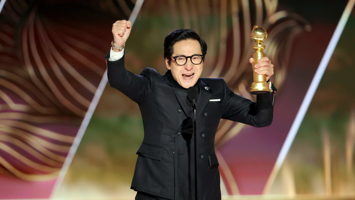 Diễn viên gốc Việt Quan Kế Huy thắng giải Quả cầu vàng - Ảnh 1.