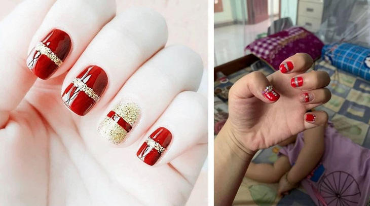 Top 5 bộ nail bá cháy bò chét khiến chị em vừa cười vừa đón Tết - Ảnh 8.