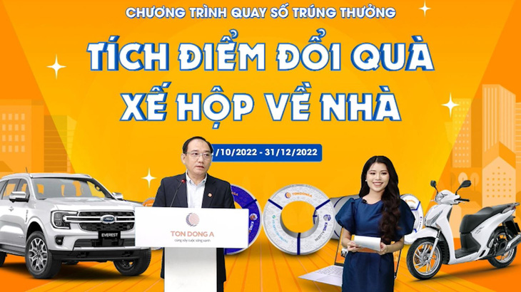 Tôn Đông Á công bố kết quả chương trình ‘Tích điểm đổi quà - Xế hộp về nhà’ - Ảnh 2.