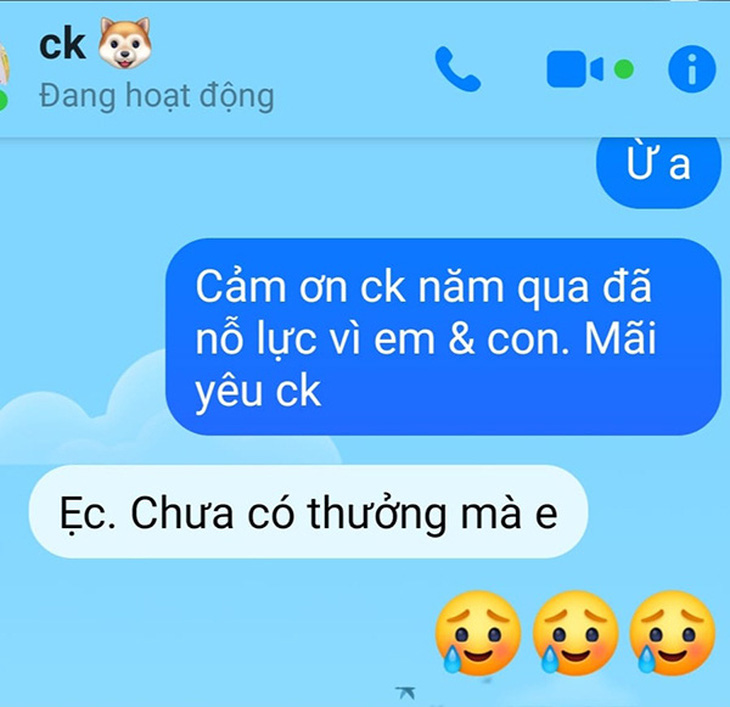 Đu trend nhắn tin mùi mẫn cảm ơn chồng, vợ giật mình khi nhận lời đáp - Ảnh 4.