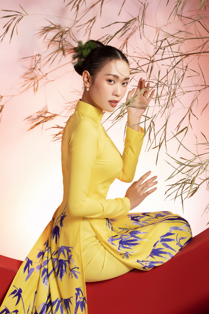 Hoa hậu Khánh Vân, Thúy Hằng, Ban Mai duyên dáng trong tà áo dài - Ảnh 10.