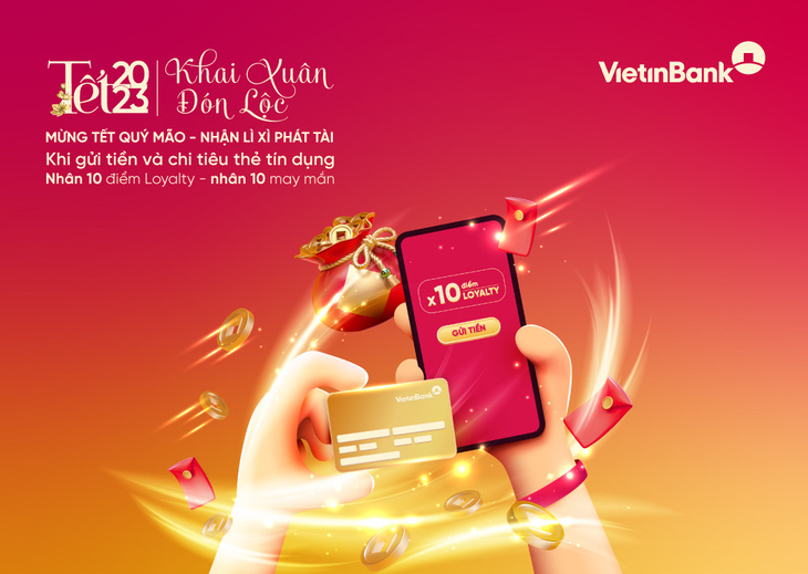 VietinBank lì xì bằng tiền mặt cho khách khi gửi tiết kiệm - Ảnh 1.