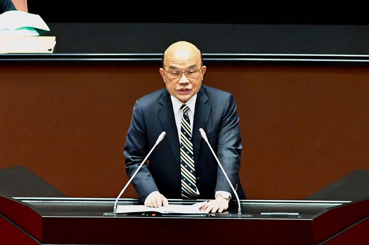 Lãnh đạo cơ quan hành pháp Đài Loan từ chức, phía Trung Quốc nói gì? - Ảnh 1.