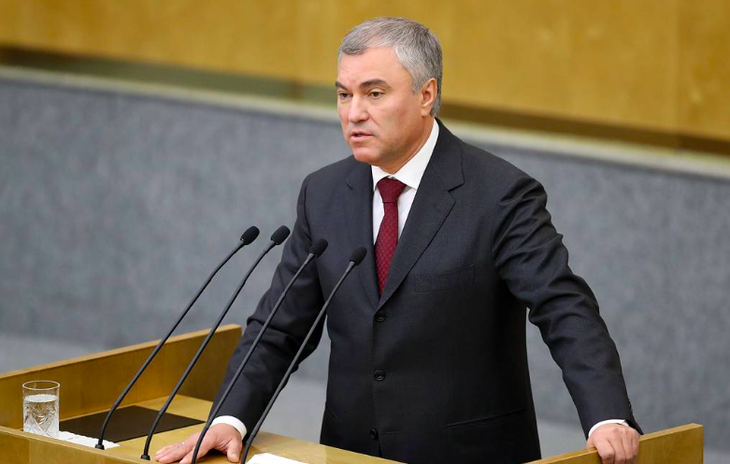 Chủ tịch Hạ viện Nga: phương Tây cấp vũ khí mới cho Ukraine sẽ gây thảm họa toàn cầu - Ảnh 1.
