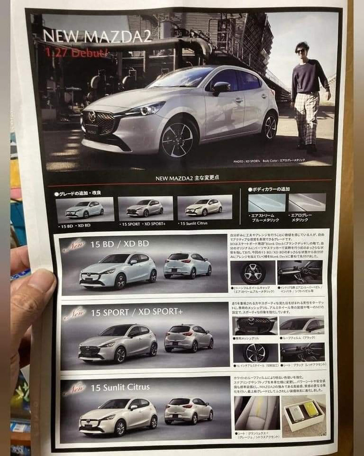 Mazda2 2023 rò rỉ thiết kế mới ngay trước ngày ra mắt: Bớt nữ tính, dữ dằn hơn - Ảnh 2.