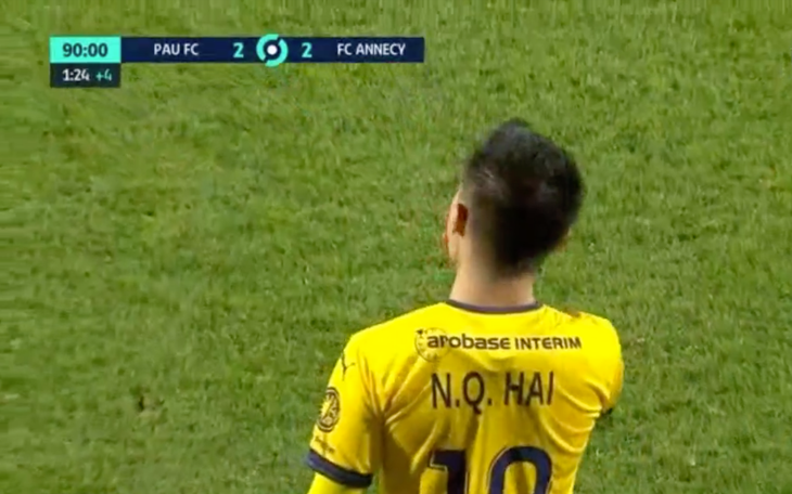 Quang Hải ra sân cùng Pau FC sau 3 tháng - Ảnh 2.