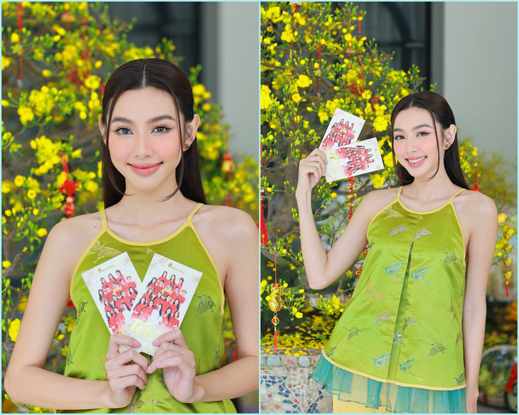 Hoa hậu Thùy Tiên ghi điểm với style cực cháy ngày đầu năm - Ảnh 2.