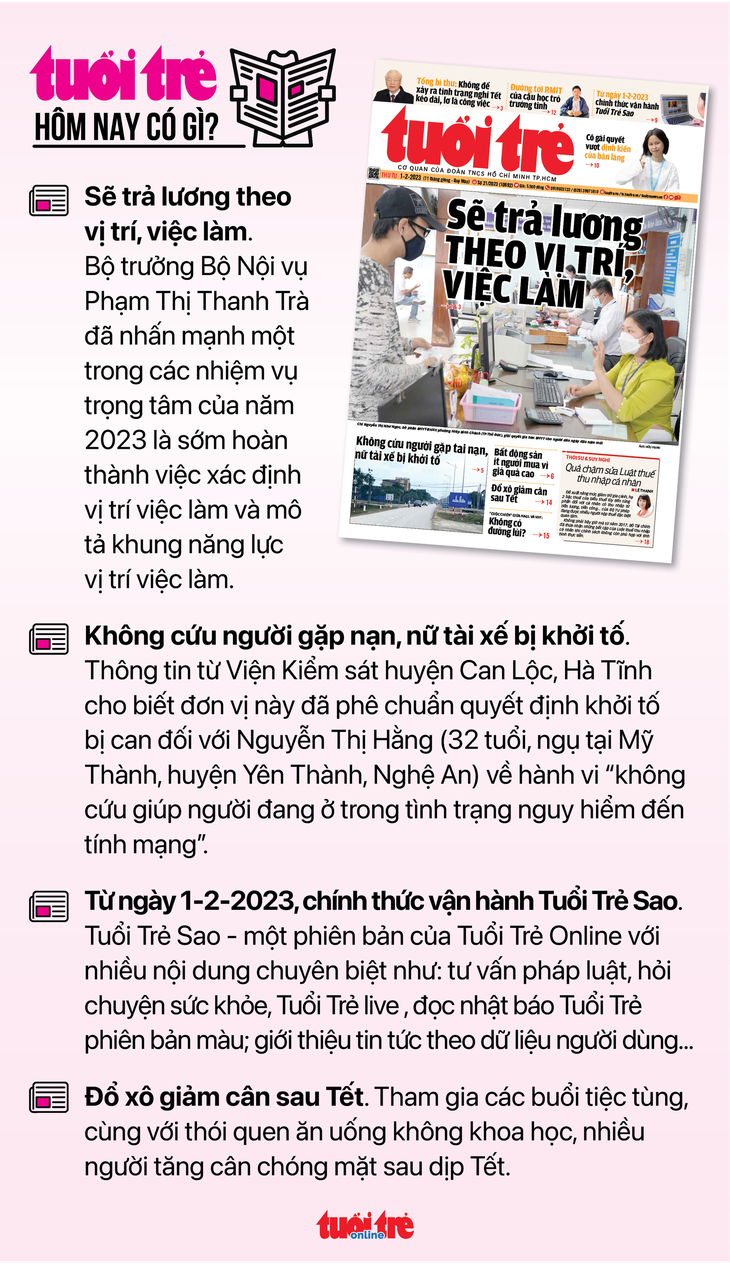 Tin tức sáng 1-2: Đề nghị bổ sung sĩ quan công an cấp tướng; 7 ngày tết 1,9 triệu khách đi máy bay - Ảnh 3.