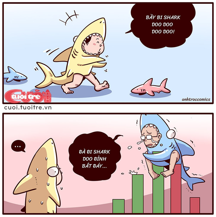 Baby shark đu đu, daddy shark đu đỉnh - Ảnh 1.