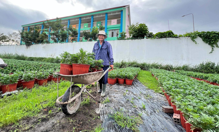 Ra ngoại thành TP.HCM xem nhà vườn chăm hoa kiểng Tết - Ảnh 2.