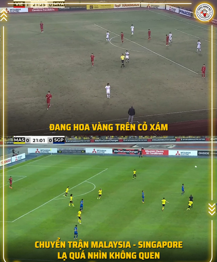 Khán giả tưởng tivi hỏng khi xem tuyển Việt Nam trên sân Mỹ Đình - Ảnh 1.