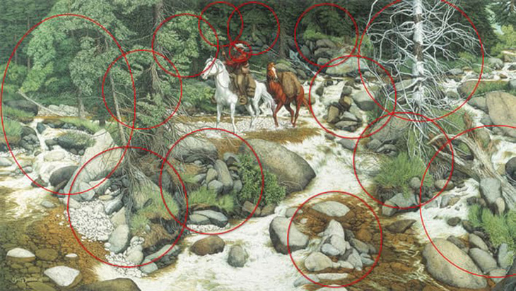 Người nhạy bén sẽ tìm thấy 14 khuôn mặt trong tranh - Ảnh 3.