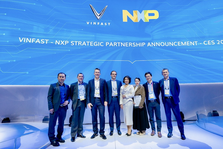 VinFast và NXP Semiconductors hợp tác phát triển xe điện thông minh - Ảnh 1.