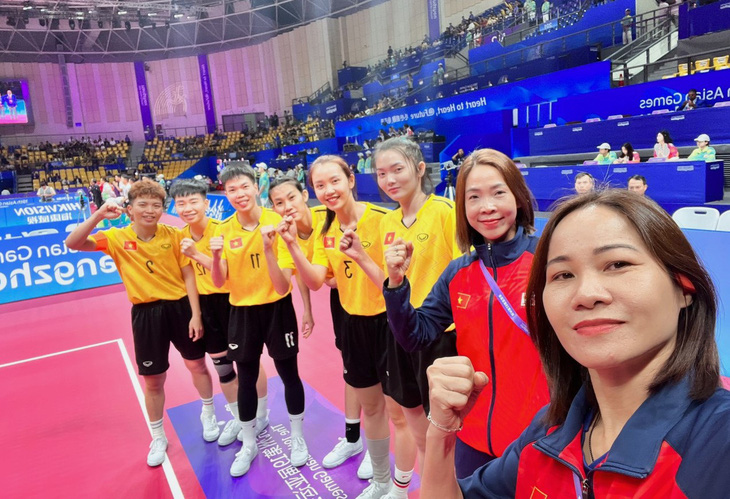Cầu mây nữ Việt Nam thắng Myanmar 2-0 - Ảnh: TDTT