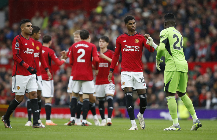 Marcus Rashford và Casemiro được chấm điểm thấp nhất trận Man Utd thua 0-1 trước Crystal Palace - Ảnh: REUTERS