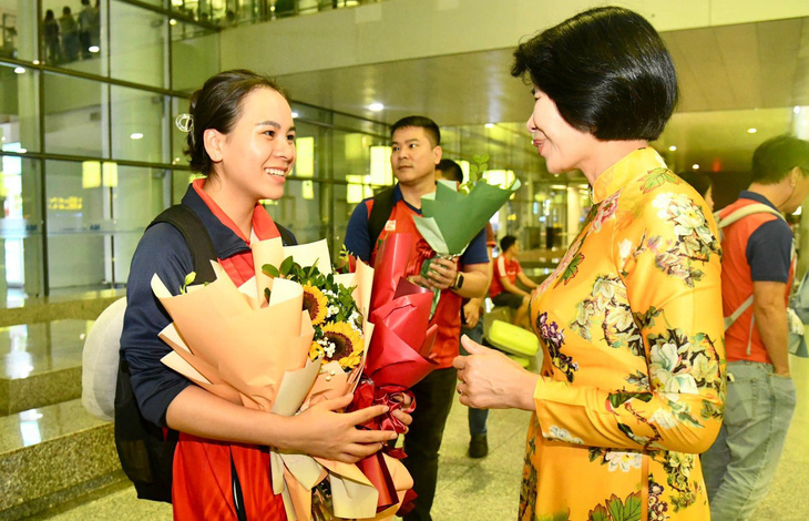 Xạ thủ Trịnh Thu Vinh - người đã giành vé đến Olympic Paris 2024 - Ảnh: TDTT