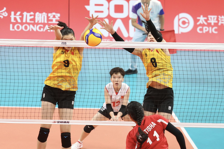 Tuyển bóng chuyền nữ Việt Nam đã sẵn sàng để đối đầu Hàn Quốc - Ảnh: ĐỨC KHUÊ