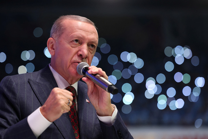 Tổng thống Thổ Nhĩ Kỳ Tayyip Erdogan - Ảnh: REUTERS