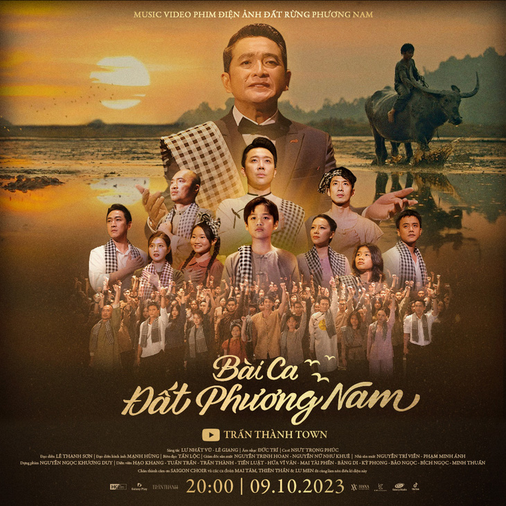 Poster MV Bài ca đất phương Nam. 
