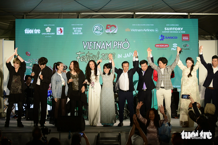 Vietnam Phở Festival 2023 tại Tokyo, Nhật Bản đã thành công rực rỡ với hơn 85.000 lượt khách đến tham dự trong hai ngày - Ảnh: QUANG ĐỊNH