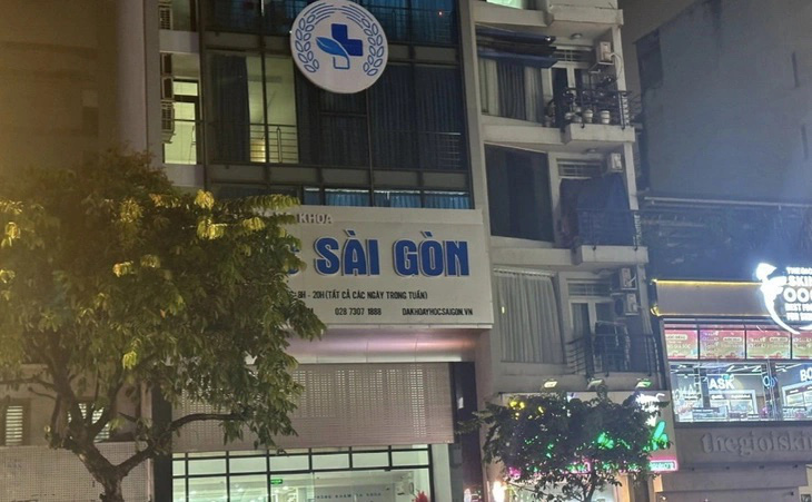 Công ty TNHH MTV Dịch vụ y tế Y học Sài Gòn (gọi tắt là Phòng khám Y học Sài Gòn) - nơi bị Thanh tra Sở Y tế TP.HCM phát hiện ép người bệnh ký gói phá thai 29 triệu đồng - Ảnh: Sở Y tế cung cấp