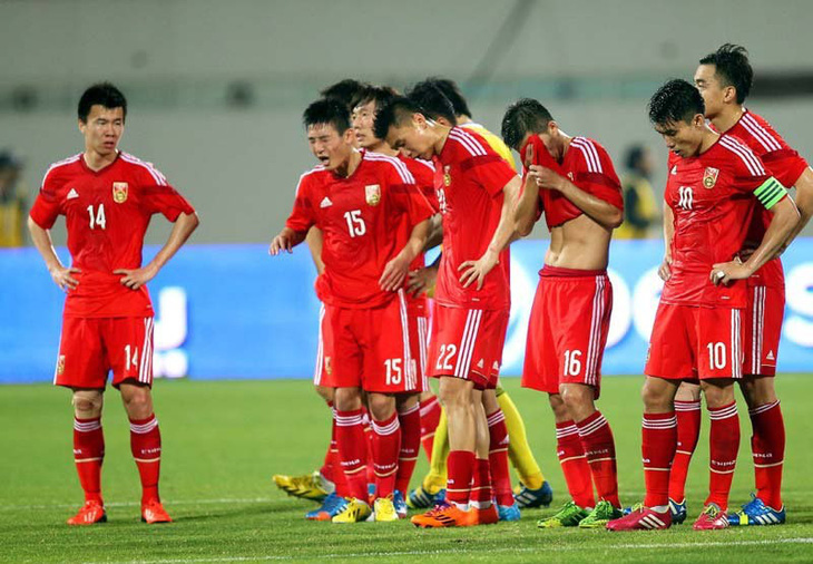 Đội tuyển Trung Quốc đang khát khao giành chiến thắng trước Việt Nam - Ảnh: Sina Sports