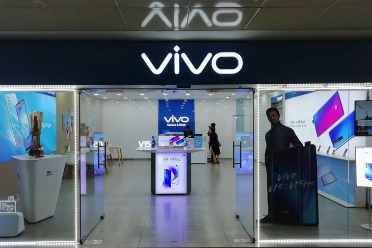 Một cửa hàng Vivo ở Ấn Độ - Ảnh: GETTY IMAGES