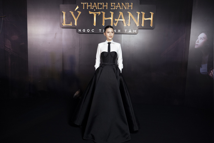 Ngọc Thanh Tâm tại buổi ra mắt web drama Thạch Sanh - Lý Thanh - dự án được đầu tư đến 10 tỉ đồng. 