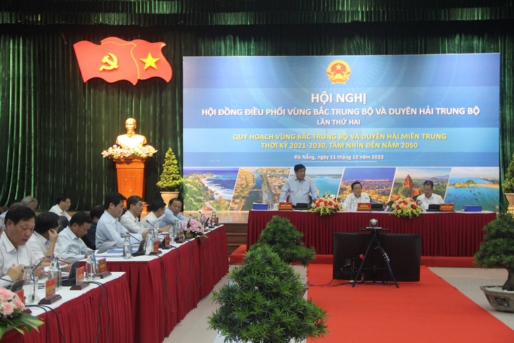 Hội nghị điều phối vùng Bắc Trung Bộ và Duyên hải Trung Bộ lần thứ 2 tại Đà Nẵng - Ảnh: TRƯỜNG TRUNG