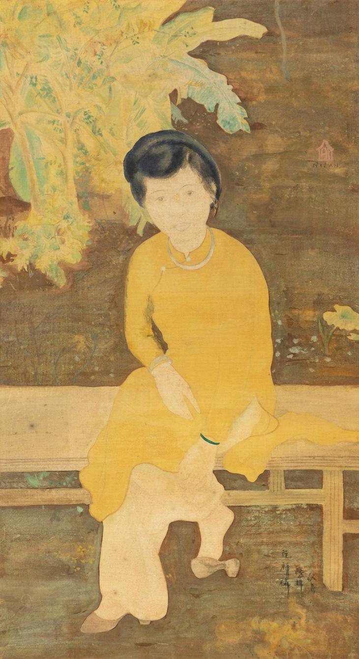 Bức Femme assise của danh họa Nguyễn Tường Lân vẽ khoảng 1930-40, ước tính 50.000 – 250.000 Euro.