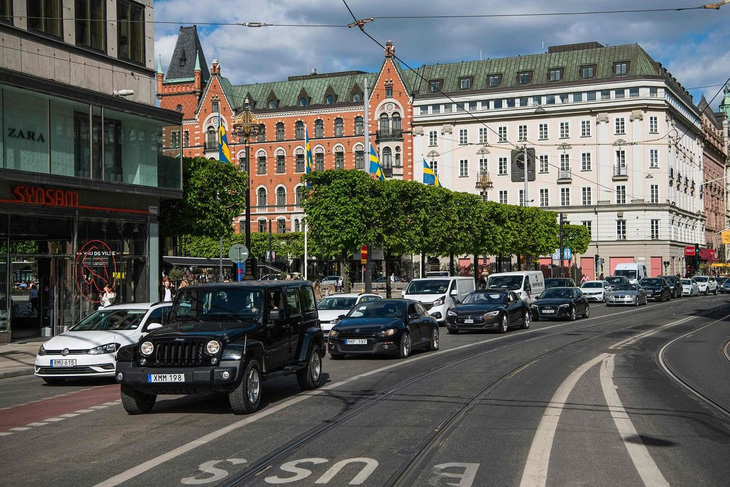 Stockholm sẽ cấm ôtô chạy bằng xăng dầu vào trung tâm thành phố. Ảnh minh họa. Nguồn: afp.com