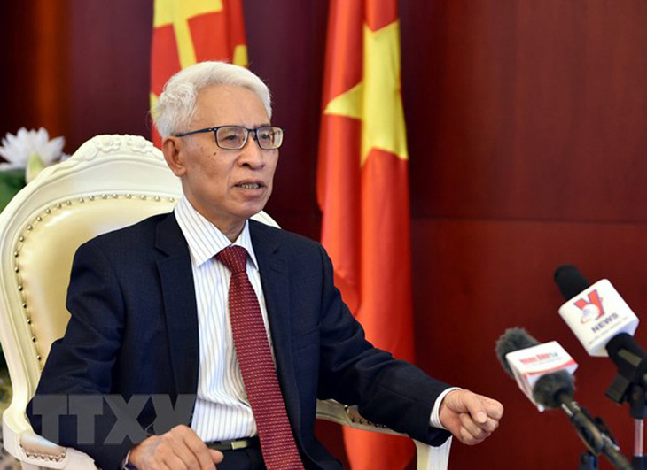 Đại sứ Việt Nam tại Trung Quốc Phạm Sao Mai - Ảnh: TTXVN