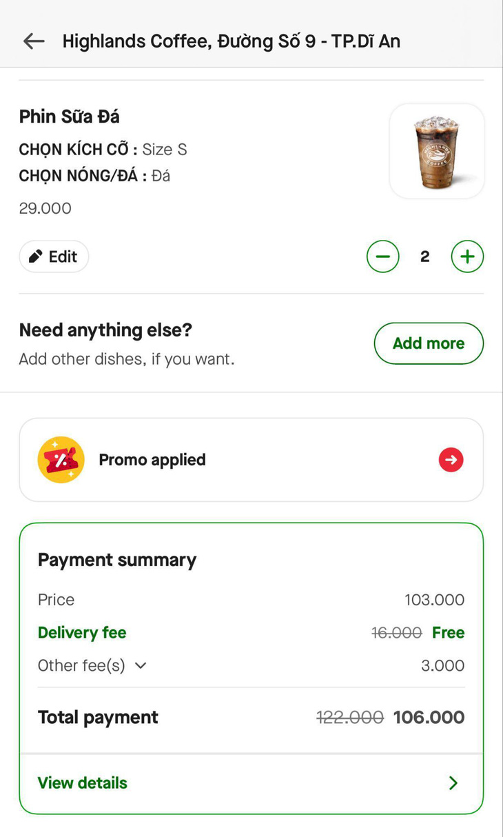 Người dùng ở Bình Dương, Đồng Nai có thể đặt đồ ăn trên Gojek