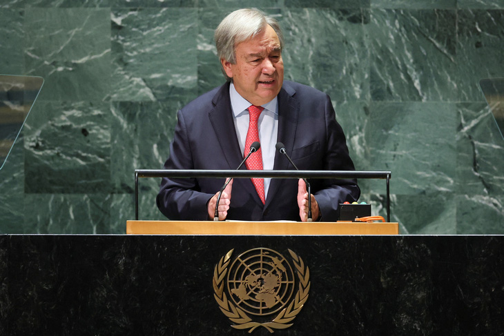 Tổng thư ký Liên Hiệp Quốc Antonio Guterres - Ảnh: REUTERS