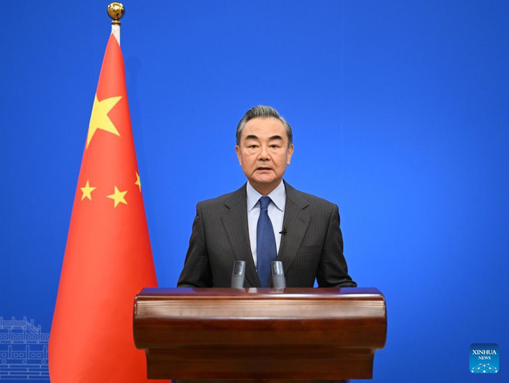 Ngoại trưởng Trung Quốc Vương Nghị - Ảnh: TÂN HOA XÃ
